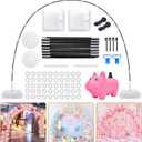 Chamvis Balloon Arch Kit with Electric Balloon Pump, Adjustable Balloon Arch Stand Frame Garden Arbors: for Wedding Baby Shower Birthday Party