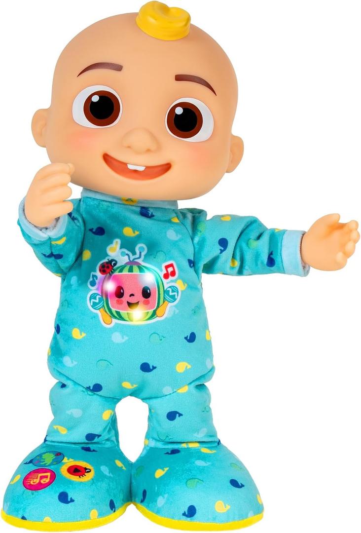 CoComelon Dancing JJ Feature Doll - Learn to Dance with Lights, Sounds, Songs, Freeze Dance, and More Move Groove 14 Toys for Babies, Toddlers, Preschoolers