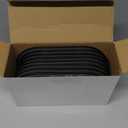 Reusable Large Furniture Movers Sliders for Carpet - 8 Pack 9-1/2" x 5-3/4" Oval Furniture Moving Pads for Heavy Duty Furniture Sliders, Effortless Moving and Surface Protection
