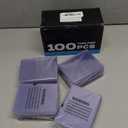 100 Count Card Sleeves Hard Plastic, Sooez 35PT Card Holder, 3" x 4" Baseball Card Protector, Rigid Card Case for Collectible Game Cards, Standard Size Trading Sports Football Cards