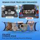 Envelope Style Cargo Net for 2018-2026 Chevy Equinox & GMC Terrain Accessories, Trunk SUV Mesh Cargo Net, Upgraded 5mm Bungee&Double-layer Nylon Storage Tailgate Netting Grocery&Tools Holder Organizer