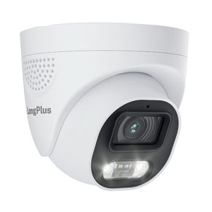 LongPlus 12MP UHD Poe Wired Security Camera Outdoor for Security Cameras System, Cameras for Outdoor Home Security Spot Lights Color Night Vision, Strobe Light Alarm & Sound CP12D1