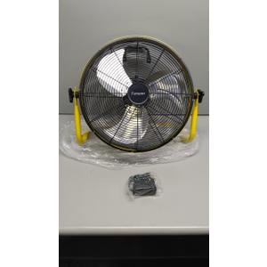 16'' Large Portable Battery Operated Floor Fan, 20000 mAh Cordless Rechargeable Floor Camping Fan for Outdoor, DC 24V, 45dB Low Noise, 4-32 Longer Running Time, 5.8 m/s Air-flow