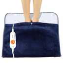 Gintao Electric Heated Foot Warmers,22"×20" Foot Heating Pad Electric for Men and Women with Fast Heating Technology,Heating Pad Feet Warmer Auto Shut Off with 3 Temperature Setting,Navy Blue