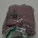 Striped Mauve Bathroom Rug Set 3 Pieces Ultra Soft, Non Slip Chenille Bath Carpet, Absorbent Plush Shaggy Bath Mats for Bathroom, Toilet, Bedroom, Kitchen (20"x32"+17"x24"+U Shape 20"x24")