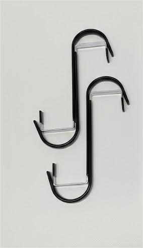 Over The Door Metal Hooks with Plastic Coating