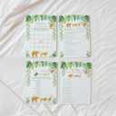 Your Main Event Prints Jungle Baby Shower Games - 25 Each - Bingo, Find The Guest, The Price is Right, Who Knows Mommy Best - Jungle Animals Theme - Printed Front and Back, 1 Game Per Side