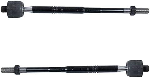 TRQ Front Inner Tie Rod Set Compatible with 2010-2016 Cadillac SRX
