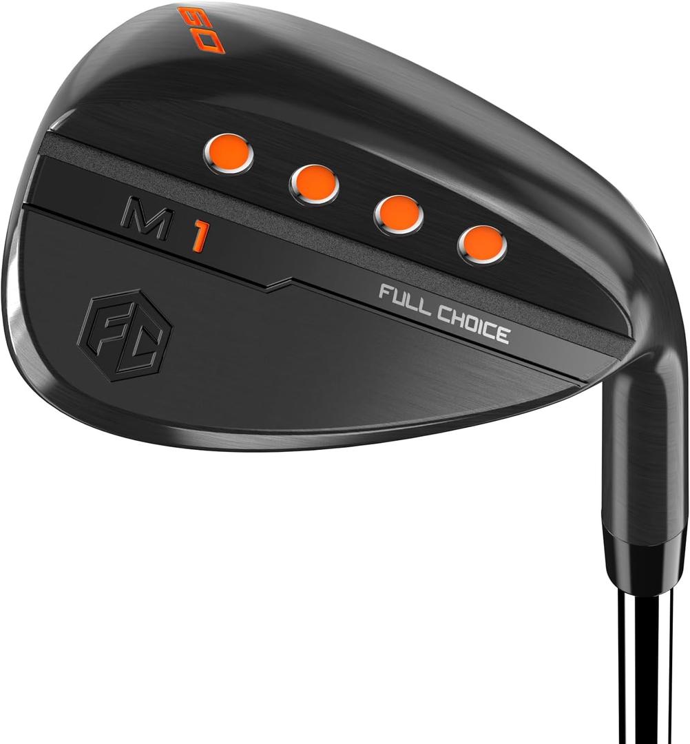 Golf Wedges, CNC Milled Face for More Spin and Control, 60 Degree Golf Sand Wedge, Gap Wedge, Lob Wedge Golf Clubs, Wedges Golf Clubs for Men Women Right Hand, Steel Shaft