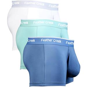 Mens Pouch Underwear Men's Separate Big Pouch Comfy Briefs Comfy Mid-Rise Pouch Bikini Brief Boxer Briefs 3Pcs Large