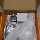 10 inch Rain Shower Head with Handheld Spray Stainless Steel, High Pressure Square Rainfall Showerhead Combo with 6 Handheld Sprayer, Detachable Shower Heads Waterfall Shower for Bathtub (Silver)