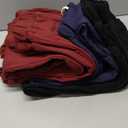 4 Pack Boys Sweatpants Joggers Cotton Athletic Sweatpants Youth Joggers Pants with Pocket Drawstring (X-Small, Black,maroon, Dark Gray, Navy)