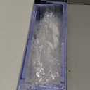 ANDGOO Large Acrylic Display Risers, 2 Sets(11.2L~11.6L~12L) Clear Rectangular Showcase Collectibles Display Shelf, Retail Desktop Risers Display Stand for Organize and Decoration