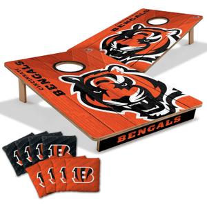 YouTheFan NFL 2’ x 3’ Wood Cornhole Game with Logo Bags