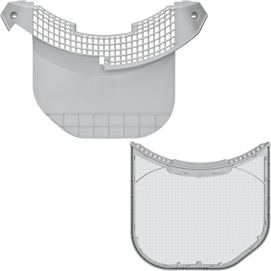 MCK49049101 Housing & ADQ56656403 Filter Replacement for LG & Kenmore Dryers, Upgraded Dryer Filter Holder, Ultra Durable Dryer Lint Screen Cover Guide Assembly