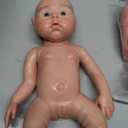 Lifelike Reborn Baby Dolls 20 Inch 7Lbs Soft Platinum Liquid Silicone Full Body Realistic Newborn Baby Dolls Girl that Look Real Babies Weighted, Mouth Can Be Opened, 18 inches , 6.5 lbs
