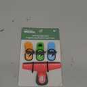 Items 4U! Soft Grip Bag Clips, Assorted Sizes, Assorted Colors, 1-Pack (4 Clips in total)