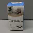 32 Pcs Chair Leg Floor Protectors - Silicone Felt Pads, Scratch-Proof & Noise-Free, Easy Smooth Moving, Large Size (Fits Round Chair Legs: 1-5/16" to 2" Diameter)