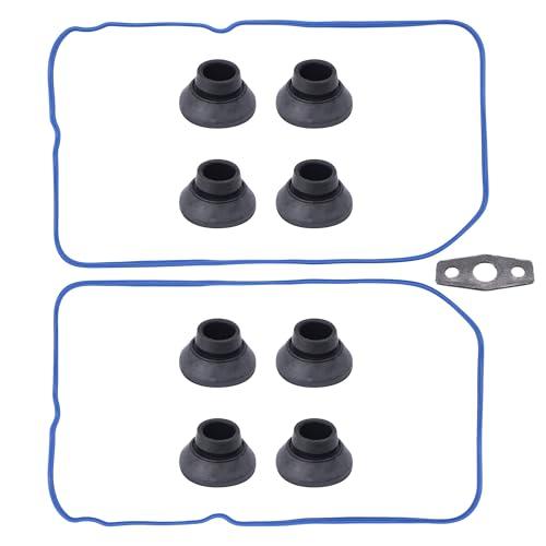 HiSport VS50504R1 Valve Cover Gasket Set VS50250A - Compatible with Chevy Cadillac GMC Hummer Buick Pontiac Saab Isuzu Avanti 1999-2018