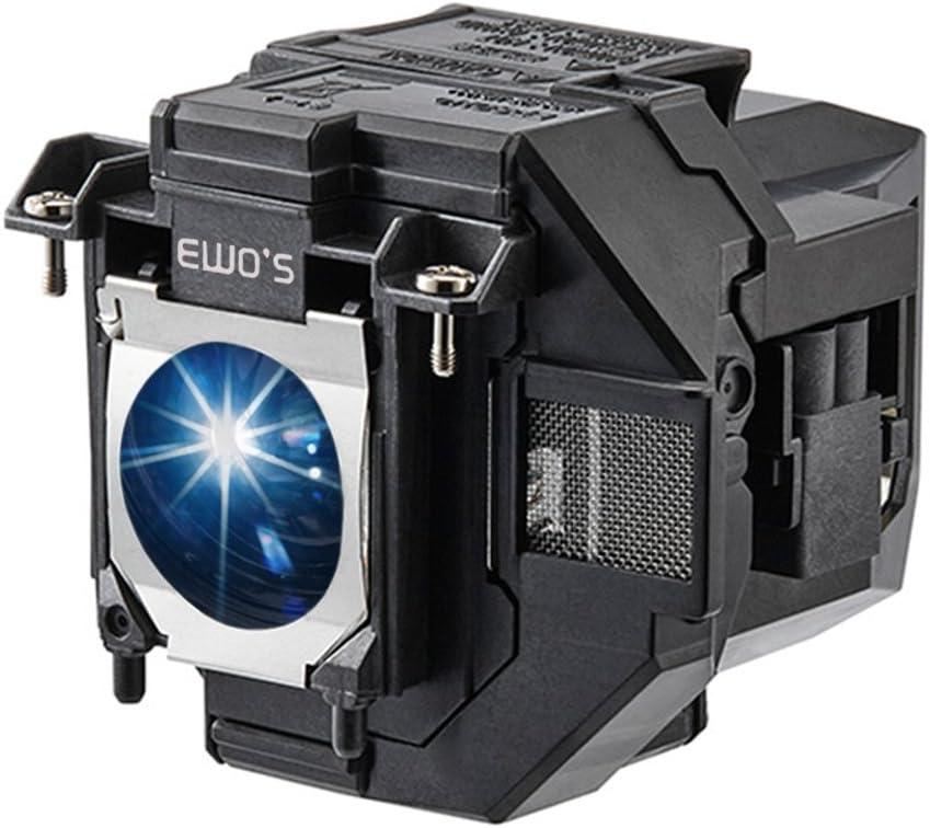 EWO'S Replacement Projector Lamp for ELPLP96 Epson Powerlite Home Cinema 2100 2150 1060 660 760hd VS250 VS350 VS355 EX9210 EX9220 EX3260 EX5260 EX7260 X39 W39 S39 109W V13H010L96 Lamp Bulb Replacement