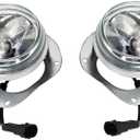 Jecoupoon Pair Fog Light Assembly Compatible with ML350 C300 W204 W216 R230 W164 W251 2007 2008 2009 2010 2011 2012 2013 2048202256 2048202156