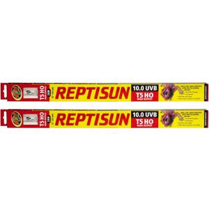 Zoo Med 24 Watt T5 HO ReptiSun 10.0 UVB Lamp, 2pk
