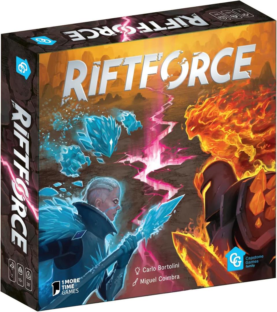 Riftforce, Strategy Board Game, 3 Different Actions to Choose from When Planning Your Strategy, 30 Minute Play Time, Ages 10 and Up