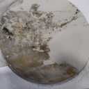 Manhattan Comfort Laurel Round Coffee Table with Sleek Sintered Stone Top and Stainless Steel Base, Elegant Design for Modern Living Room, Centerpiece, Black