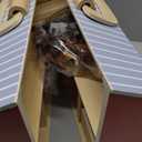 Melissa & Doug Fold and Go Wooden Barn with 7 Animal Play Figures - Farm Animals Barn Toy, Portable Toys, Farm Toys for Kids and Toddlers Ages 3+