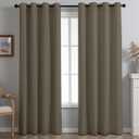 Fire Retardant Fluorine Free NFPA701 Standard Curtains 84 inches 2 Panels 100% Blackout Drapes for Bedroom Living Room Darkening Curtain Thermal Insulated Grommet (52x84 inch,Gray)