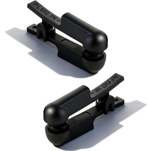 Ear Clip Electrodes,Rubber Ear Clip Accessories Compatible for Tens 7000,(Black)