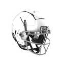 Schutt Youth F7 LX1 Football Helmet, Carbon Steel Facemask Attached, XL