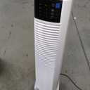 Lasko Oscillating Tower Fan with Remote Control and Pivoting Utility Blower Fan with Accessory Outlets, 3 Speeds