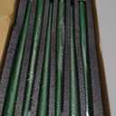Hunter Green 12 Inch Taper Candles Unscented Smokeless Long Tall Tapered Candle for Candlesticks Sticks Wedding Advent Home Decor Dinner ChristmasSet of 12