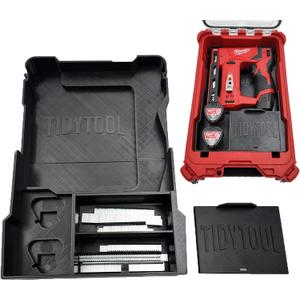 Insert for Milwaukee M12 Stapler Liner and Packout Compact Organizer