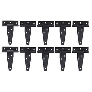 FGen 10pcs 3-inch Galvanized T-Shaped & Triangular Hinge Door