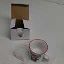 Spoontiques Elf Christmas Ceramic Camper Mug, 14oz - Microwave & Dishwasher Safe, for Cold & Hot Beverages - Smiling