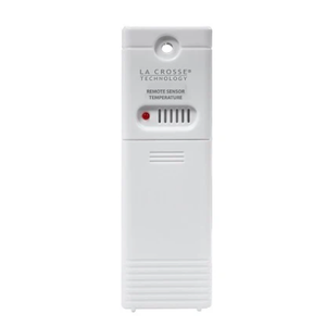 La Crosse Technology Wireless Outdoor Temperature  Wall Mounted, Accurate, Weather Resistant, Wide Temperature (330ft Range), Battery Powered (White)