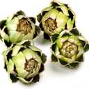 Timgle 4 Pcs Green Artificial Artichokes Fake Vegetables and Fruits for Summer Kitchen Wedding Bowl and Vase Decorations (Large)