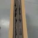 KASARO 3D Faux Stone Wall Panels, 4 PCS PU Wainscoting Panel for Interior Wall Decor, Cement Texture Thicker Accent for Home, Office, 43.3  23.6 inch, Black