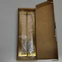 Redunest Cabinet Pulls Gold Cabinet Handles Square Drawer Pulls, 2 Pack 7-1/2 Inch Stainless Steel Kitchen Door Cupboard Cabinet Handles, Drawer Hardware Handles, 192mm Hole Centers