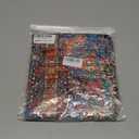 LOMON Plus Size Women Blouses 3/4 Length Sleeve Tops Crewneck Pleated Casual Tees Shirts (XX-Large, Bohemian)