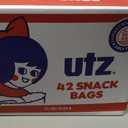 UTZ Crispy Potato Chips Made from Fresh Potatoes, Crunchy Individual Snacks to Go, Cholesterol, Trans-Fat & Gluten Free, Salt & Vinegar, 60 Oz, Pack of 42 BBD: 07-06-26