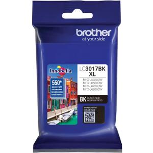 Brother LC3017BK High Yield Black Ink Cartridge, Pack of 1