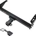 Class 4 Trailer Hitch, Compatible with 1975-2007 Chevrolet, Ford, GMC C/K Trucks, Tow Hitch 2 Inch Receiver, Multi-Fit Hitch to Receive Ball Mount, Cargo Carrier, Bike Rack.14082