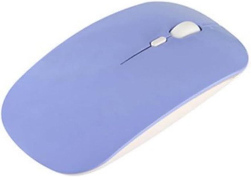 HENGHUI Bluetooth Mouse Compatible with iPad Galaxy Tab Tablet Cute Colorful Color Mouse (Purple)
