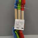 16" Beach Sand Shovels Toys for Kids, Gardening Tool Kits, Sturdy Long Wooden Spade for Sand Snow Digging, ABS Plastic Scoops Equipment Gift for Summer Winter Camping Backyard Planting (3PCS) (green)