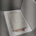 Coloch 3 Pack Ceramic Baking Dishes, Rectangular Bakeware Set Hand-painted Lasagna Pan Porcelain Serving Bakeware for Pasta, Chicken, Kitchen, Banquet, Microwave and Dishwasher Safe