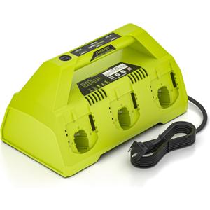 2026 Upgraded 6-Port 18V Super Fast Charger Station Replacement for Ryobi P117 P135 Charger,Compatible with Ryobi 18V Lithium-Ion Batteries