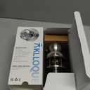 KLLOQUE Fingerprint Door Lock, Smart Fingerprint Door Knob with Lock, Biometric Door Locks with App Control & Key, Keyless Thumbprint Entry Door Locks for Bedroom, Front Door, Home, Apartment-Silver